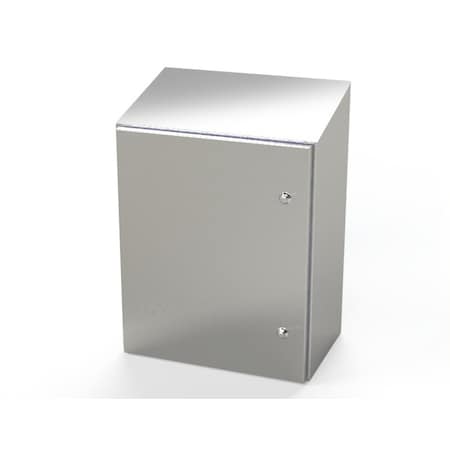 Saginaw Control & Engineering 1/4 Turn Latch Electrical Enclosures, 24 in H, 12 in D, 20 in W, NEMA 3R, 4, 4X, 12, 13 SCE-24K2012SSST